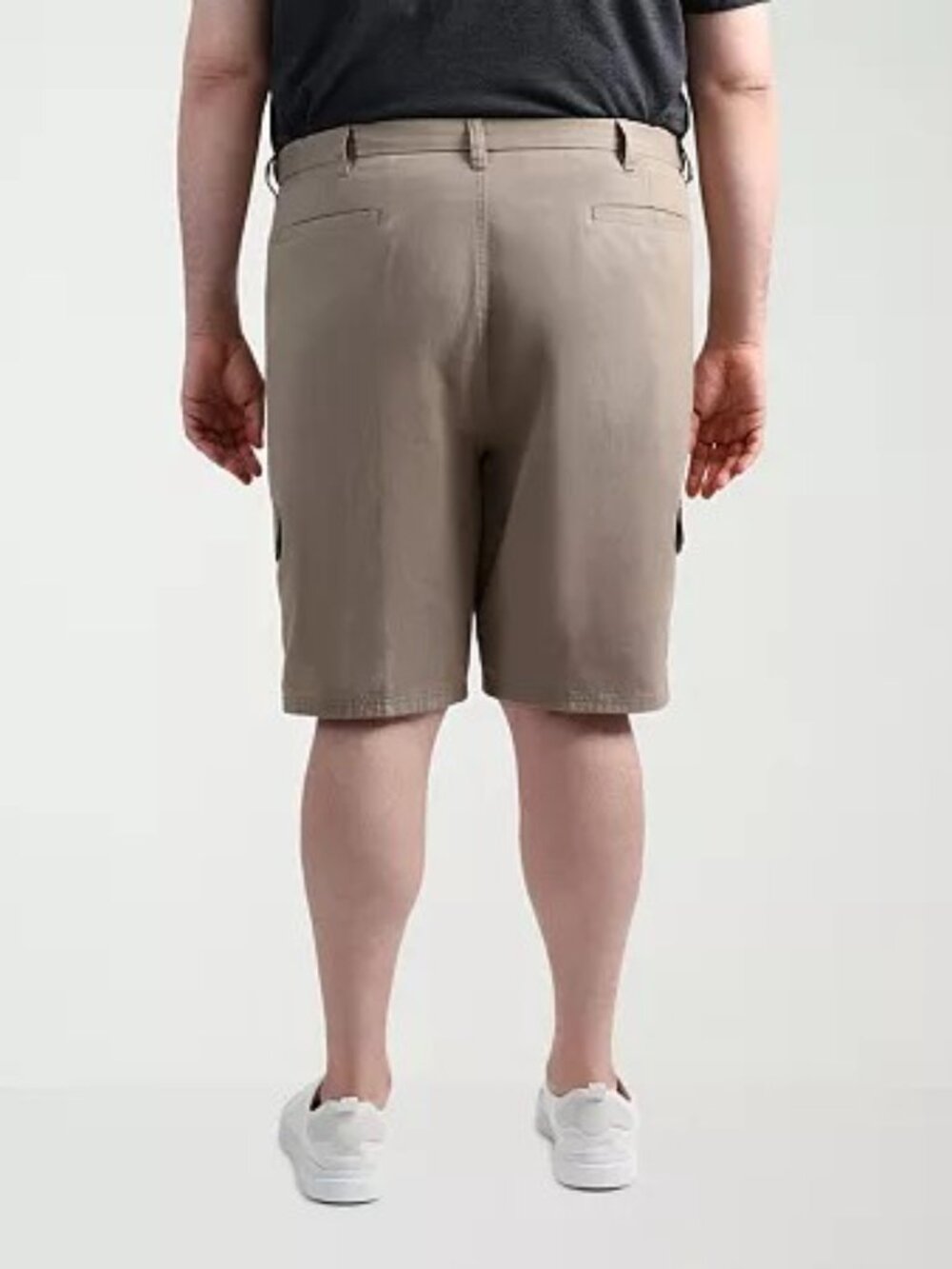 Big & Tall Haggar Men's Cotton Cargo Short, Size: 48W, Khaki - Picture 2 of 2